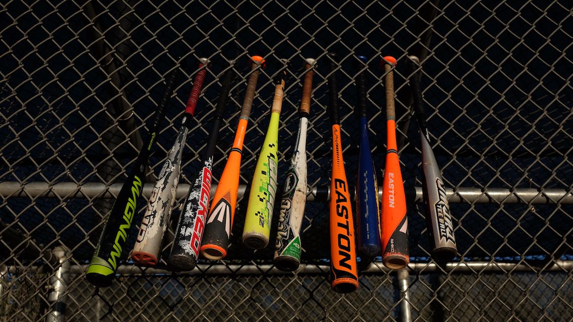 Baseballschläger - in den USA dank nationalsprtart Baseball überall ganz normal Baseballschläger - in den USA dank nationalsprtart Baseball überall ganz normal